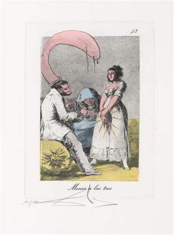 SALVADOR DALÍ Les Caprices de Goya.